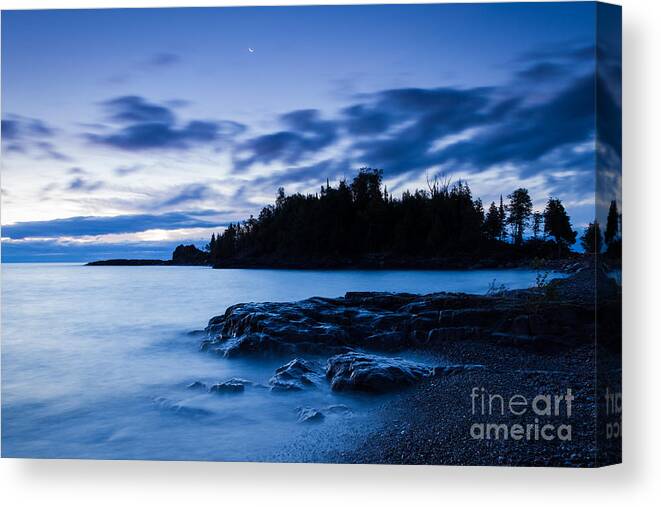 Lake Superior Canvas Print featuring the photograph Superior morning by Lori Dobbs
