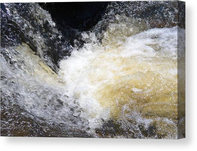 Water Canvas Print featuring the photograph Surging Waters by Tara Potts
