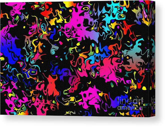 Colourscape Canvas Print featuring the photograph Swirl by Mark Blauhoefer