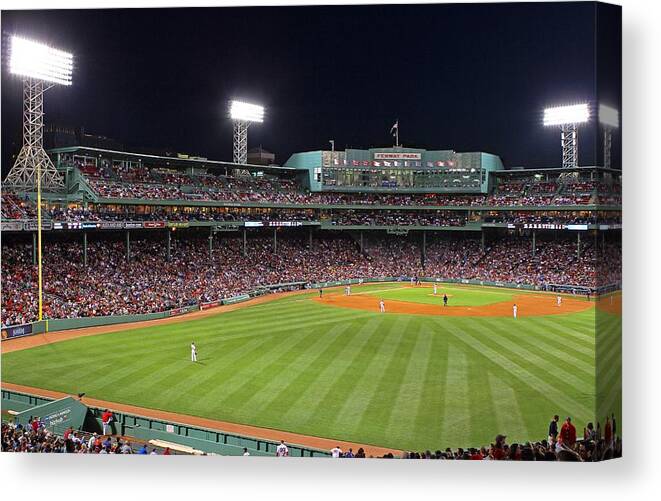 Ballpark Canvas Print featuring the photograph Take Me Out To The Ballgame by Juergen Roth