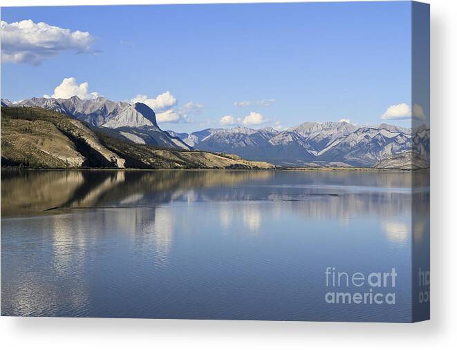 Landscape Canvas Print featuring the photograph Talbot Lake Jasper National Park II by Teresa Zieba