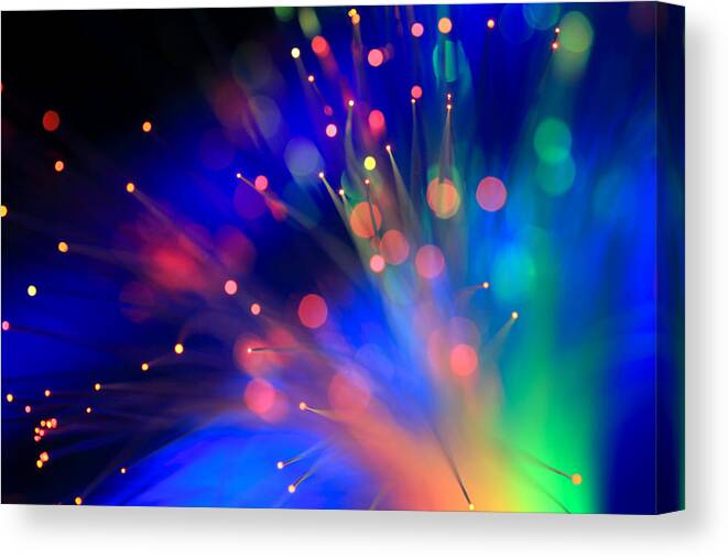 Abstract Canvas Print featuring the photograph That Old Black Magic by Dazzle Zazz