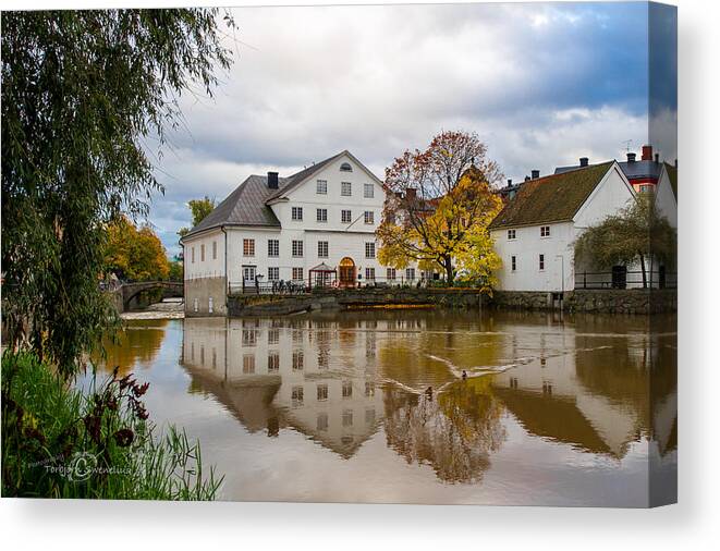 The Academy Mill Canvas Print featuring the photograph The Academy Mill by Torbjorn Swenelius