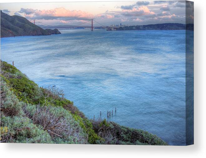 Bonita Point Canvas Print featuring the photograph The Bridge by JC Findley