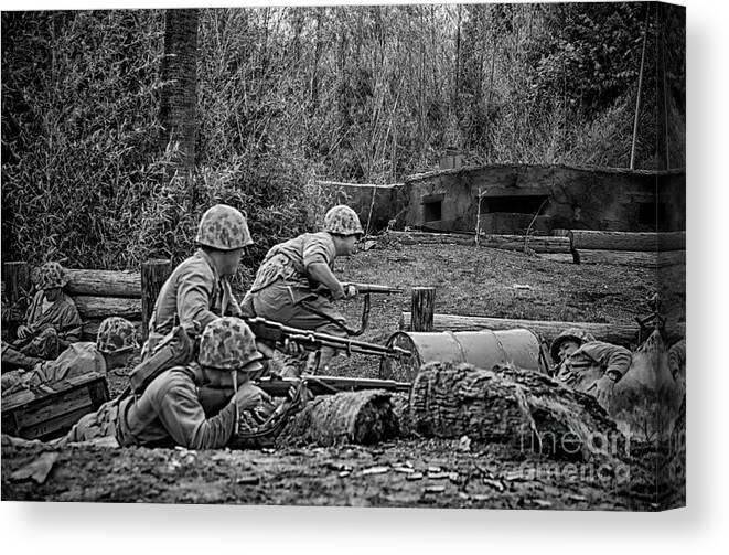 World War Two Canvas Print featuring the photograph The Bunker by Ken Williams