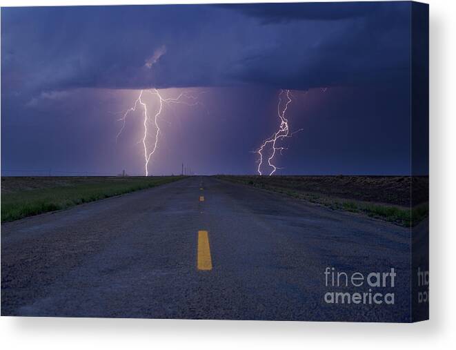 Ryan Smith Canvas Print featuring the photograph The Chase by Ryan Smith