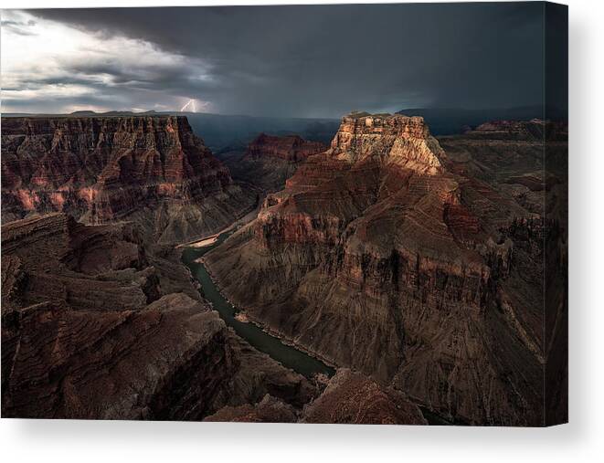 Arizona Canvas Print featuring the photograph The Confluence by John W Dodson