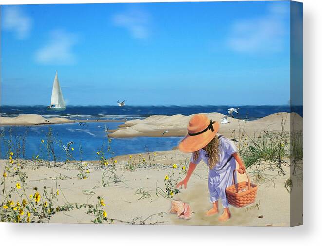 Indiana Dunes Canvas Print featuring the photograph The Dunes by Mary Timman