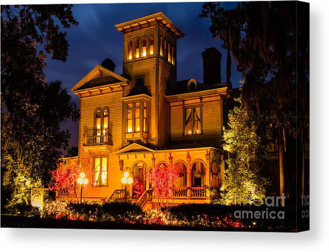 Amelia Island Canvas Print featuring the photograph The Fairbanks House by Dawna Moore Photography
