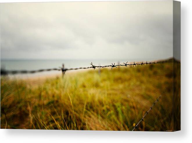 Fence Canvas Print featuring the photograph The Fence by Ryan Wyckoff