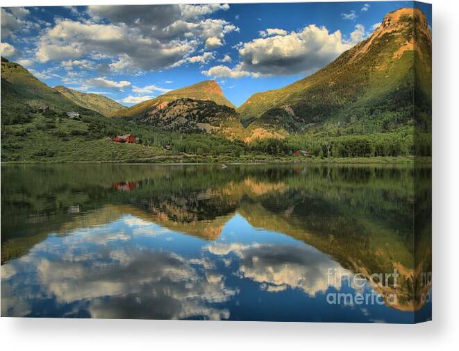 Marble Colorado Canvas Print featuring the photograph The Gem Of Marble by Adam Jewell