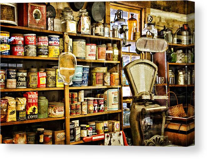 Ok Canvas Print featuring the photograph The General Store by Lana Trussell