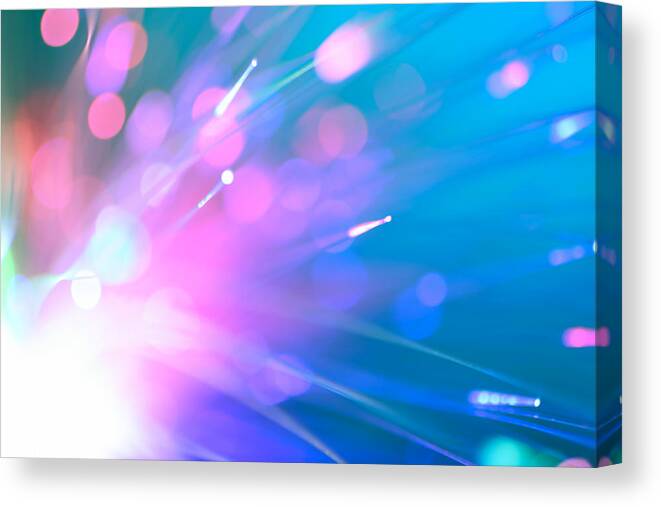 Abstract Canvas Print featuring the photograph The Inner Light by Dazzle Zazz