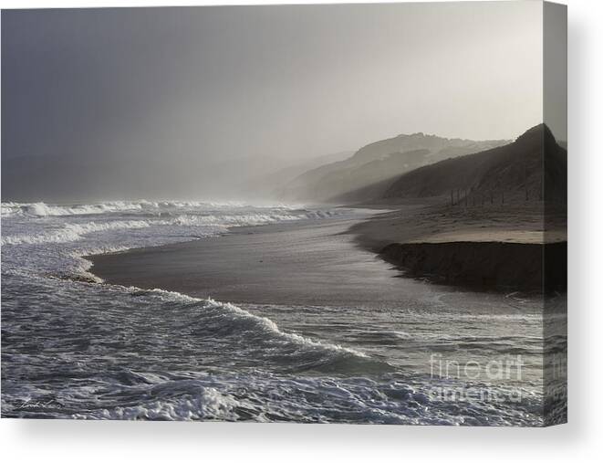 Fairhaven Canvas Print featuring the photograph The Mists of Fairhaven 2 by Linda Lees