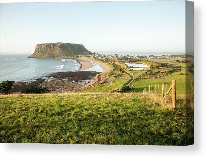 Tranquility Canvas Print featuring the photograph The Nut. Stanley. Tasmania. Australia by John White Photos