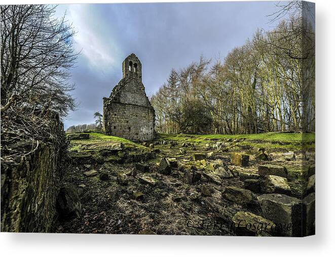 Scotland Canvas Print featuring the photograph The Old Church of Ness by Terry Cosgrave