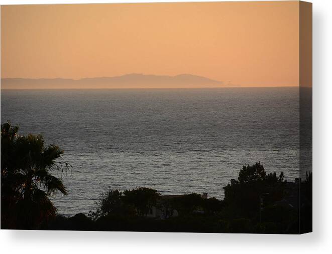 Southern California Canvas Print featuring the photograph The Pacific by Michael Albright