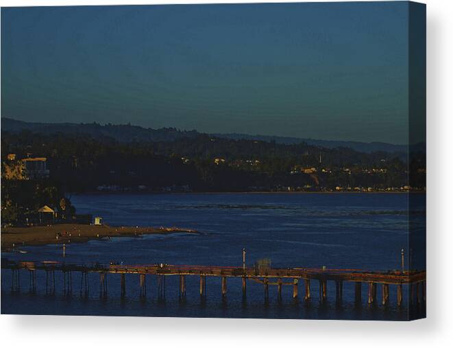 California Canvas Print featuring the photograph The Pier by Tom Kelly