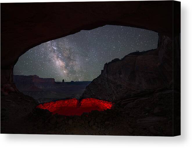 Utah Canvas Print featuring the photograph The Portal by Dustin LeFevre