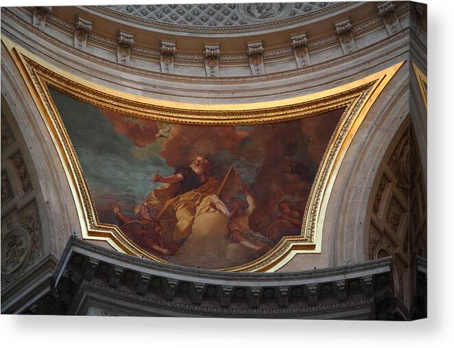 Paris Canvas Print featuring the photograph The Tombs at Les Invalides - Paris France - 011331 by DC Photographer
