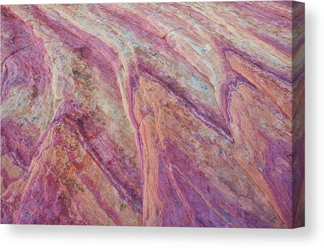 Abstract Canvas Print featuring the photograph The Valley Floor by Darren White