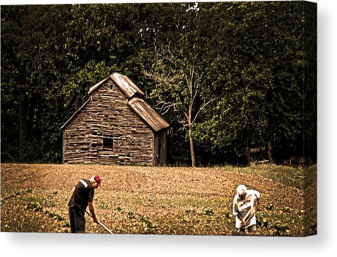 Old Heritage Canvas Print featuring the photograph The Way It Used To Be by Randall Branham