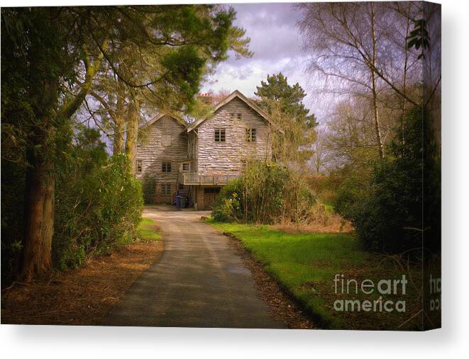 Wooden House Canvas Print featuring the photograph The Wooden House by Kate Purdy