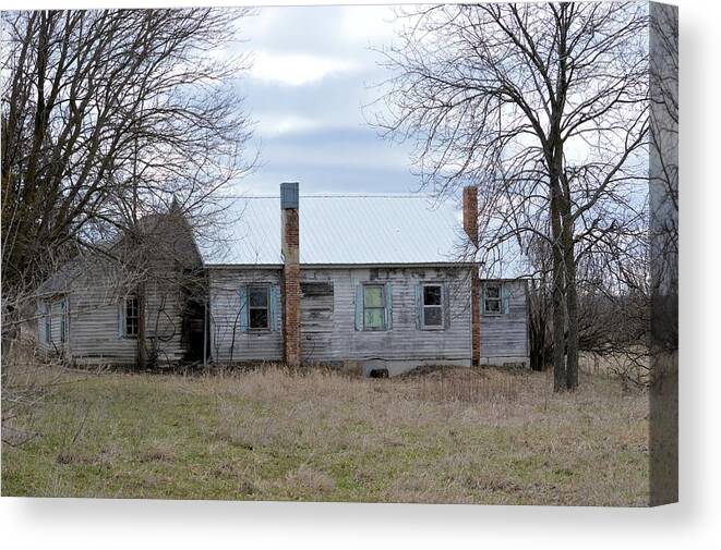 House Canvas Print featuring the photograph This Old House 2 by Bonfire Photography