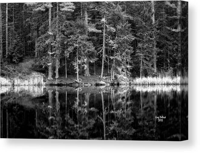 Water Canvas Print featuring the photograph This World Of Ours by Greg DeBeck