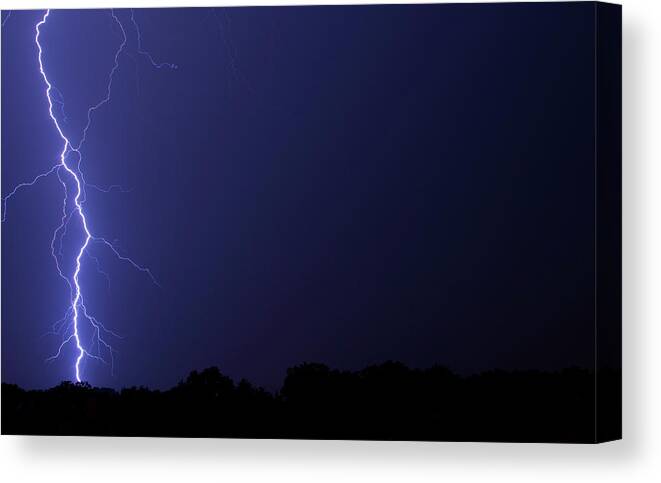 Thunderstorm Canvas Print featuring the photograph Thunderstorm by Republica