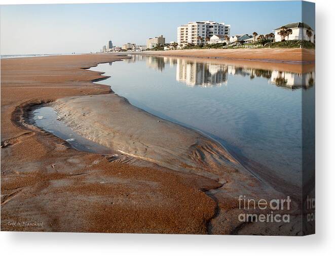 Landscape Canvas Print featuring the photograph Tide Pool by Todd Blanchard