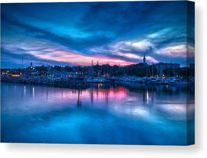 Sunset Canvas Print featuring the photograph Timeless View by James Meyer