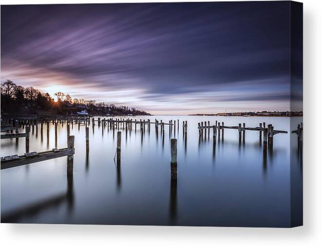 Severn River Canvas Print featuring the photograph To Every End There Is A Beginning by Edward Kreis