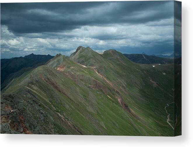 Jay Stockhaus Canvas Print featuring the photograph Top of the World by Jay Stockhaus