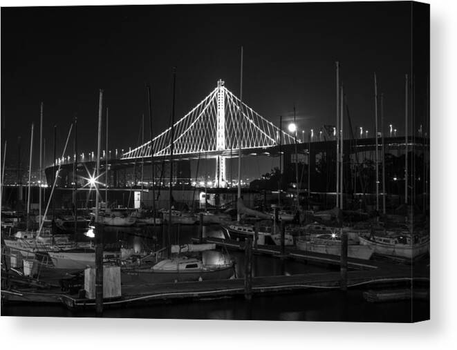 San Francisco Canvas Print featuring the photograph Treasure Island Boats by Bryant Coffey