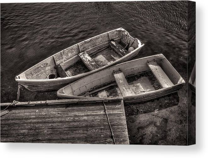 Boats Canvas Print featuring the photograph Two Boats by Fred LeBlanc