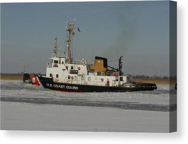 Coast Guard Canvas Print featuring the photograph US Coast Guard by Suanne Forster