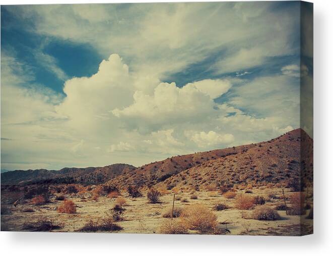 Palm Desert Canvas Print featuring the photograph Vast by Laurie Search