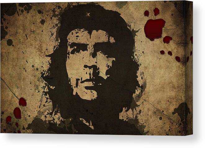 Vintage Canvas Print featuring the photograph Vintage Che by Gianfranco Weiss