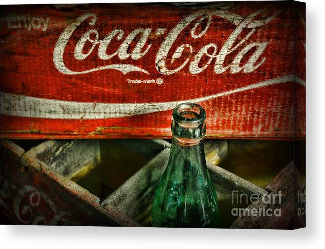 Coke Canvas Print featuring the photograph Vintage Coca-Cola by Paul Ward