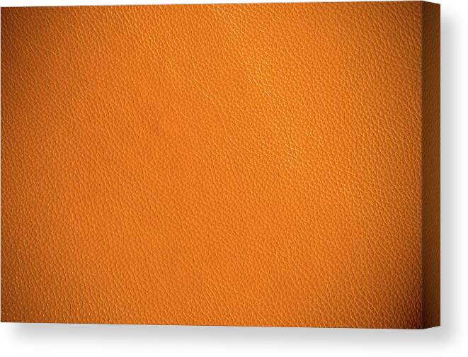 Material Canvas Print featuring the photograph Vintage Leather Texture by Primeimages