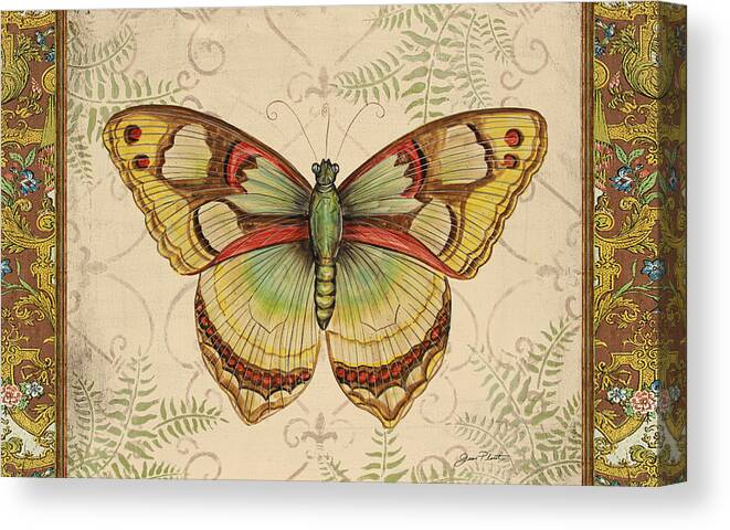 Digital Canvas Print featuring the painting Vintage Wings-A by Jean Plout
