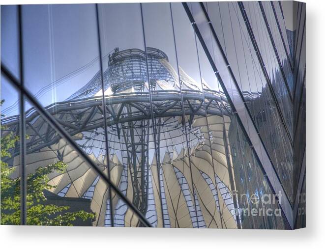 Heiko Canvas Print featuring the photograph Vitreous Architecture by Heiko Koehrer-Wagner