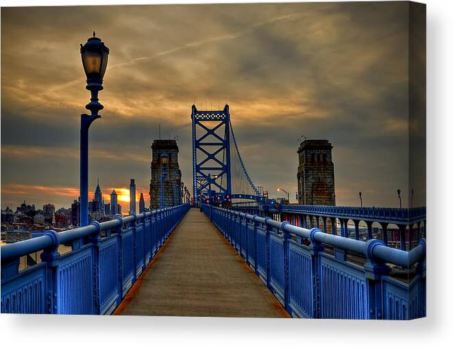 America Canvas Print featuring the photograph Walk with Me by Evelina Kremsdorf
