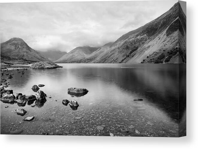 Wast Water Canvas Print featuring the photograph Wast water by Pete Hemington