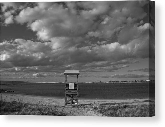 Life Guard Canvas Print featuring the photograph Watch Tower by Amazing Jules