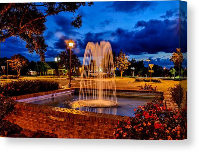 Water Canvas Print featuring the photograph Water in motion by Jimmy McDonald