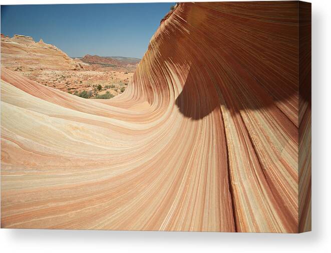 Photograph Canvas Print featuring the photograph Waves of Stone by Richard Gehlbach