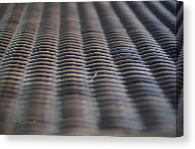 Feature Canvas Print featuring the photograph Weaving In and Under by Paulette B Wright