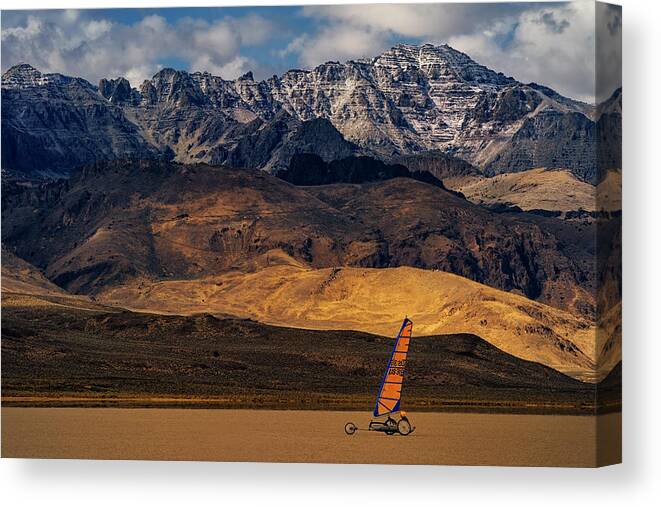 Wind Canvas Print featuring the photograph Wind Runner by Lydia Jacobs